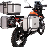 3501-1827 - MOOSE RACING Kenai Top Case - 37 Liter - Silver D0TR37100KM
