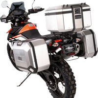 3501-1827 - MOOSE RACING Kenai Top Case - 37 Liter - Silver D0TR37100KM