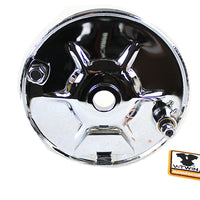 22-0040 - Rear Mechanical Brake Backing Plate Kit Chrome by V-Twin