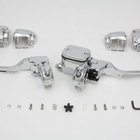 22-0877 - Chrome Handlebar Control Kit by V-Twin