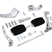22-0961 - Chrome 3 Extension Mid Control Kit with Mini Footboards by V-Twin