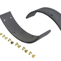 23-0504 - Rear Brake Shoe Linings with Rivets by Duro