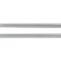 24-0012 - Hard Chrome 33.4mm Fork Tube Set 22-3/4 Total Length by V-Twin