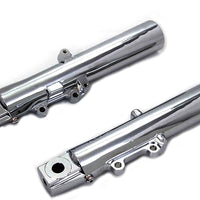 24-0396 - Chrome 41mm Lower Fork Slider Set by V-Twin