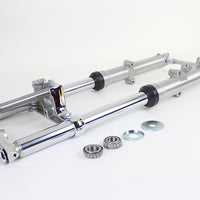 24-0759 - 41mm Wide Glide Fork Assembly with Polished Sliders by V-Twin