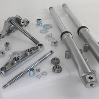 24-0759 - 41mm Wide Glide Fork Assembly with Polished Sliders by V-Twin