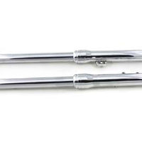 24-0970 - 49mm Fork Slider Assembly with Chrome Sliders by V-Twin