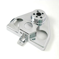 24-1045 - Chrome Handlebar Riser Cover by V-Twin