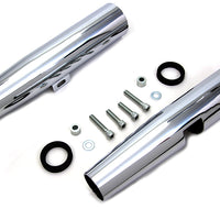 24-1315 - Chrome 39mm Fork Shrouds by V-Twin