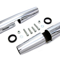 24-1315 - Chrome 39mm Fork Shrouds by V-Twin