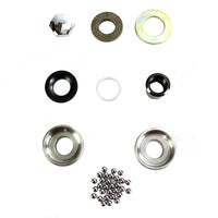 24-1474 - Zinc Plated Fork Neck Cup Kit by V-Twin