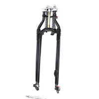 24-1574 - 25-1/2 Spring Fork Assembly Black by V-Twin