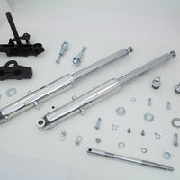 24-1866 - 41mm Adjustable Fork Assembly with Polished Sliders by V-Twin