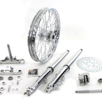 24-2018 - 41mm Front Fork Wheel Assembly with Chrome Sliders by V-Twin