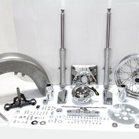 24-2021 - Fork Assembly with Polished Sliders by V-Twin