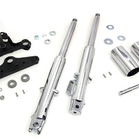 24-9943 - 41mm Fork Assembly with Chrome Sliders by V-Twin