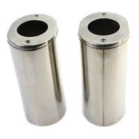 24-9986 - Fork Slider Cover Stainless Steel by V-Twin