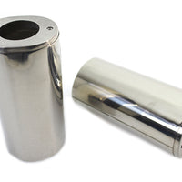 24-9986 - Fork Slider Cover Stainless Steel by V-Twin
