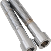 2401-0978 - DRAG SPECIALTIES Starter Smooth Bolt Kit - Chrome - M8 MK781S