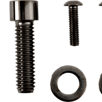 2401-1037 - DRAG SPECIALTIES Rear Break Smooth Bolt Kit - Black/Chrome - M8 MK785SBK