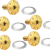 2401-1700 - ARLEN NESS Bolt Kit - Holeshot/Front/Floating/Brake Rotor - Spoke Mount - Gold - 5 Pack 300-908