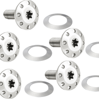 2401-1714 - ARLEN NESS Bolt Kit - Holeshot/Front/Floating/Brake Rotor - Spoke Mount - Polished - 5 Pack 300-920