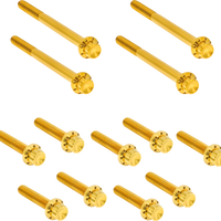 2401-1730 - ARLEN NESS Bolt Kit - Primary Cover - Titanium - 12-Point - FLT - Gold 300-928