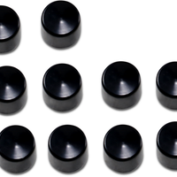2402-0161 - DRAG SPECIALTIES Cover Bolt Deep 9/16 Hex Black 352089