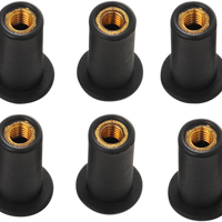 2404-0545 - DRAG SPECIALTIES Nuts - Well - #10-32 - 10-Pack 62308
