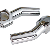 25-0215 - 1 Pullback Riser Set Chrome by MCM