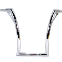 25-0460 - 17 Chrome Z-Bar Handlebar with Indents by MCM