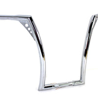 25-0460 - 17 Chrome Z-Bar Handlebar with Indents by MCM
