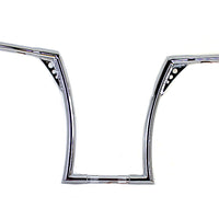 25-0460 - 17 Chrome Z-Bar Handlebar with Indents by MCM