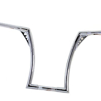 25-0460 - 17 Chrome Z-Bar Handlebar with Indents by MCM