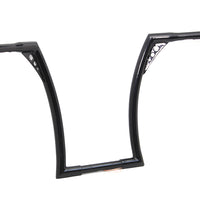 25-0461 - 17 Black Z-Bar Handlebar with Indents by MCM