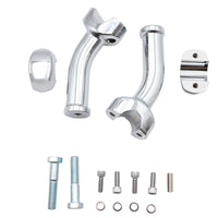 25-0479 - 6 inch Curved Riser Kit Chrome by V-Twin