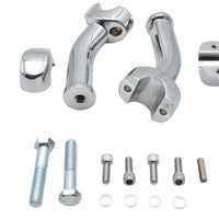 25-0479 - 6 inch Curved Riser Kit Chrome by V-Twin