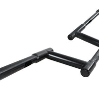 25-0566 - 6 Z-Bar Racing Handlebar with Indents Black by MCM