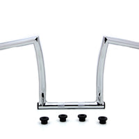 25-0632 - 11 Chrome ChiZeled Z-Bar Handlebar with Indents by MCM