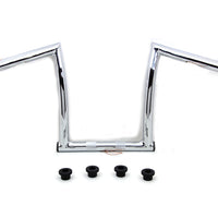 25-0632 - 11 Chrome ChiZeled Z-Bar Handlebar with Indents by MCM