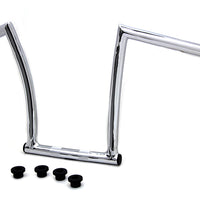 25-0633 - 13 Chrome ChiZeled Z-Bar Handlebar with Indents by MCM