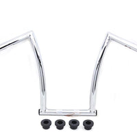 25-0634 - 15 Chrome ChiZeled Z-Bar Handlebar with Indents by MCM