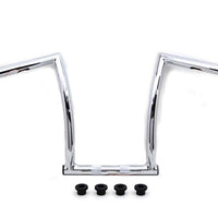25-0635 - 17 Chrome ChiZeled Z-Bar Handlebar with Indents by MCM