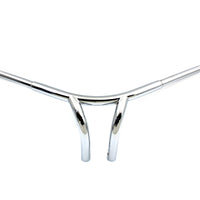 25-0720 - 8-1/2 Curved Riser Bar Handlebar with Indents by MCM