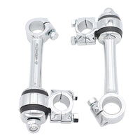 25-0785 - Chrome Replica 5-1/2 Flander Riser Set by MCM