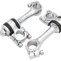 25-2127 - Replica 4-1/4 Flanders Chrome Riser Set by MCM