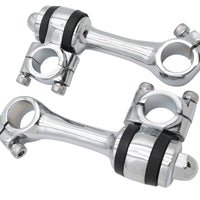 25-2127 - Replica 4-1/4 Flanders Chrome Riser Set by MCM