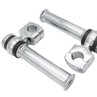 25-2160 - Chrome 5-1/4 Offset Dog Bone Riser Set by MCM