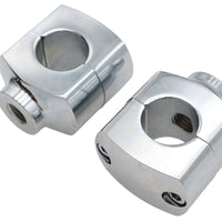 25-2184 - 1-1/2 Short Riser Set Chrome by MCM