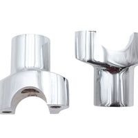 25-2188 - 2-1/8 Buffalo Riser Set Chrome by MCM